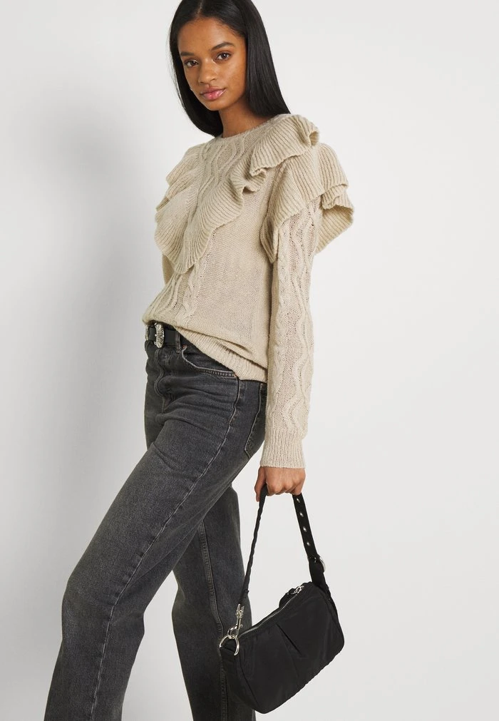 JDYFRANCE FRILL - Pullover - Chateau Gray 7 JDYFRANCE FRILL - Pullover - Chateau Gray – Image 5