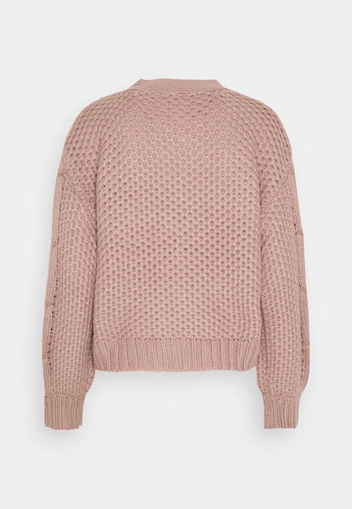 JDYJULIA CABLE CARDIGAN - Gilet - Woodrose 4 JDYJULIA CABLE CARDIGAN - Gilet - Woodrose – Image 2