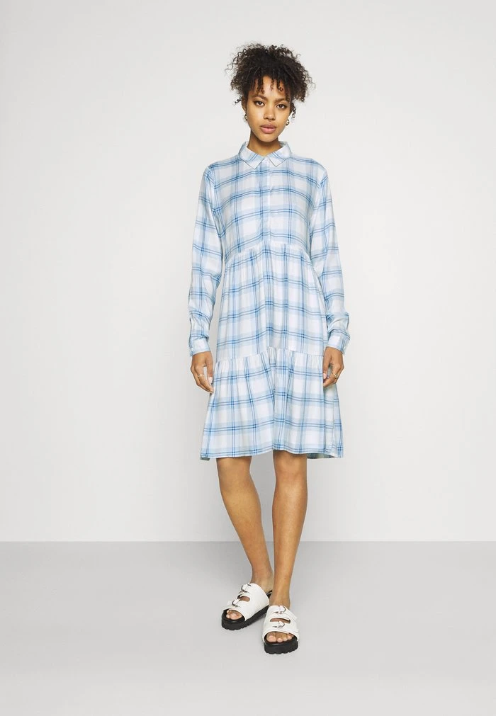JDYSTAY BELOWKNEE SHIRT DRESS - Robe Chemise - Cashmere Blue 3 JDYSTAY BELOWKNEE SHIRT DRESS - Robe Chemise - Cashmere Blue