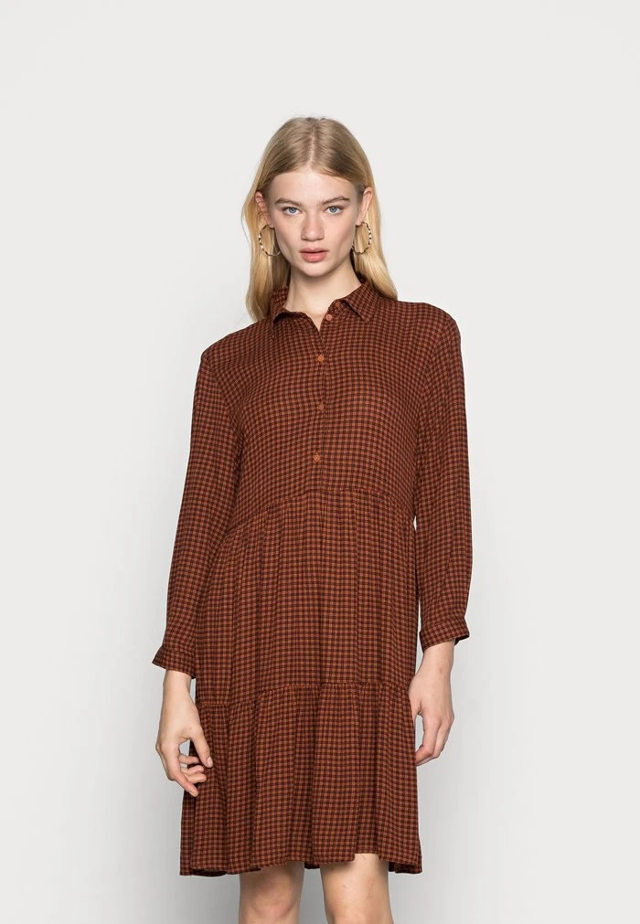 JDYLORA ABOVE KNEE DRESS - Robe Chemise - Ginger Bread/black 3 JDYLORA ABOVE KNEE DRESS - Robe Chemise - Ginger Bread/black