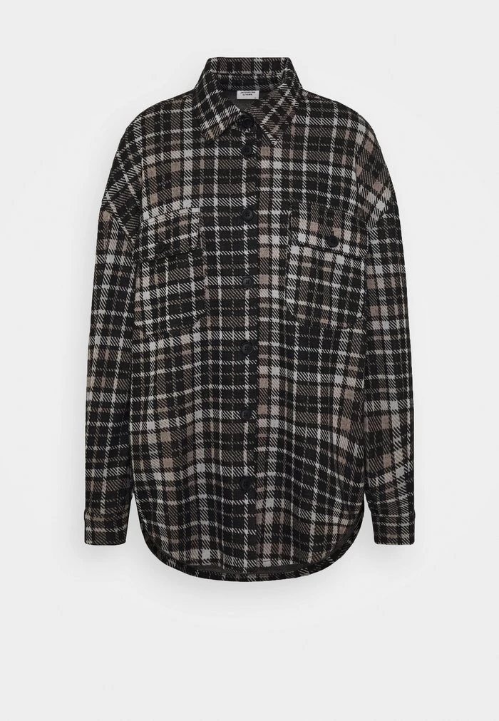 JDYCALLE - Chemisier - Black/silver/white 3 JDYCALLE - Chemisier - Black/silver/white