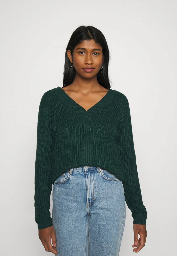 JDYLORI JUSTY V NECK - Pullover - Ponderosa Pine 3 JDYLORI JUSTY V NECK - Pullover - Ponderosa Pine