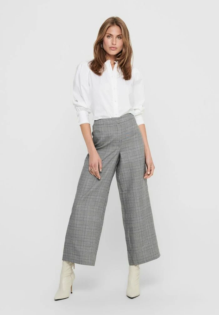 JDY Pantalon Classique - Dark Grey Melange 4 JDY Pantalon Classique - Dark Grey Melange – Image 2