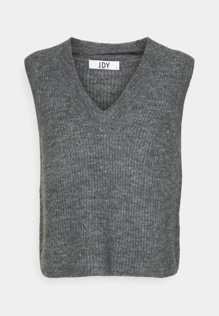 JDY Pullover - Dark Grey Melange 7 JDY Pullover - Dark Grey Melange – Image 5