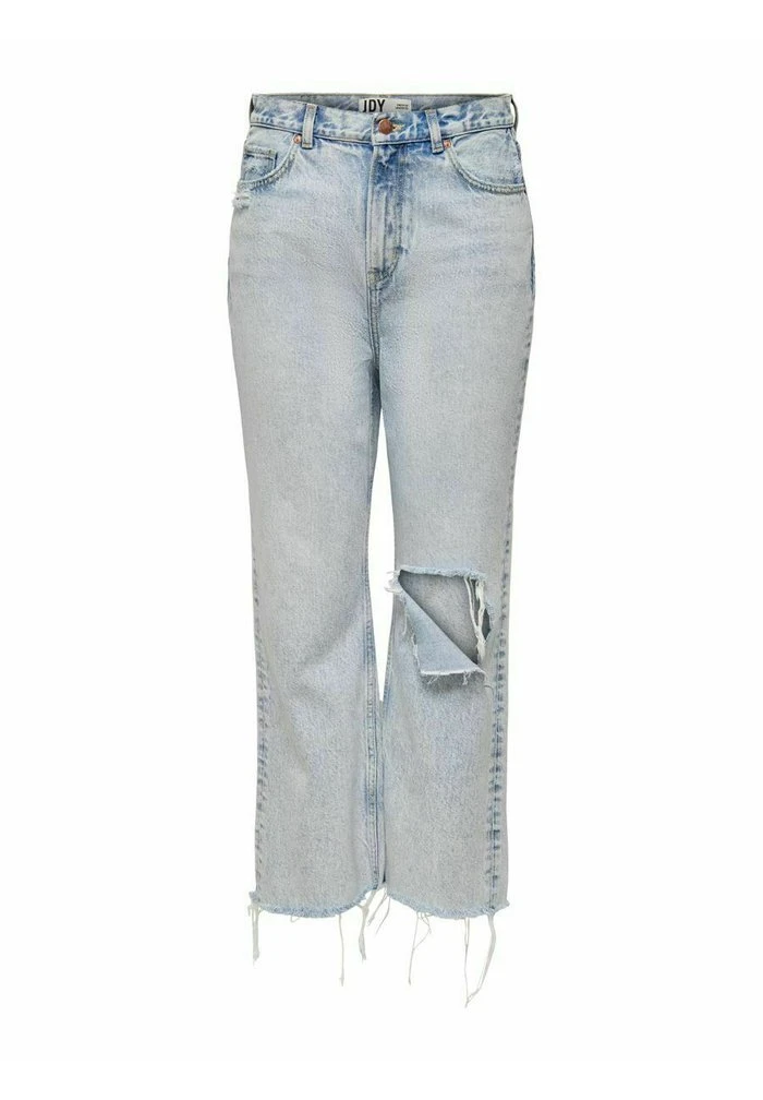STRAIGHT FIT JDYDICHTE HW WIDE RAW - Jean Flare - Light Blue Denim 8 STRAIGHT FIT JDYDICHTE HW WIDE RAW - Jean Flare - Light Blue Denim – Image 6