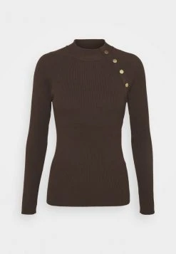 Promos JDY Boutique 48 JDYPLUM BUTTON - Pullover - Chocolate Brown