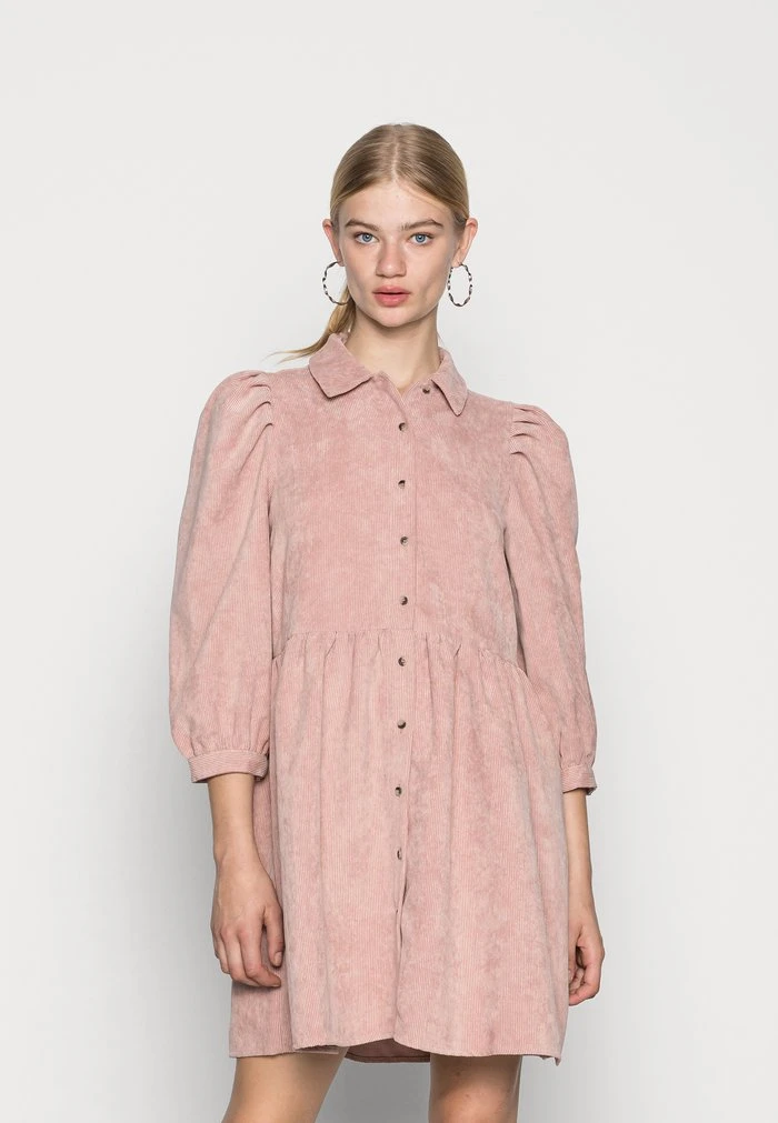 JDYULE SOFI PUFF SLEEVE BELT DRESS - Robe Chemise - Woodrose 3 JDYULE SOFI PUFF SLEEVE BELT DRESS - Robe Chemise - Woodrose