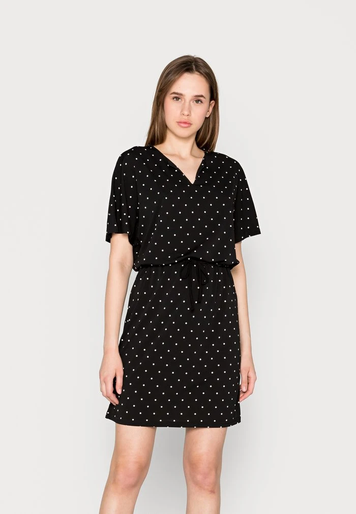 JDYALINA DRESS - Robe De Jour - Black/cloud Dancer 3 JDYALINA DRESS - Robe De Jour - Black/cloud Dancer