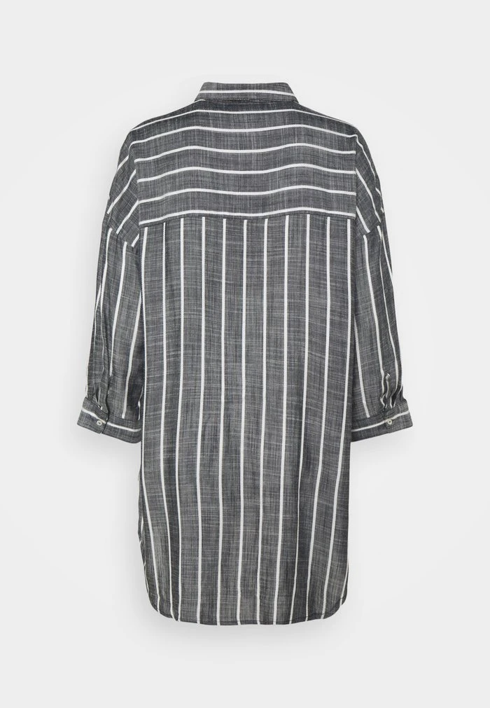 JDYJANINE LONG SHIRT - Blouse - Sky Captain/white 4 JDYJANINE LONG SHIRT - Blouse - Sky Captain/white – Image 2