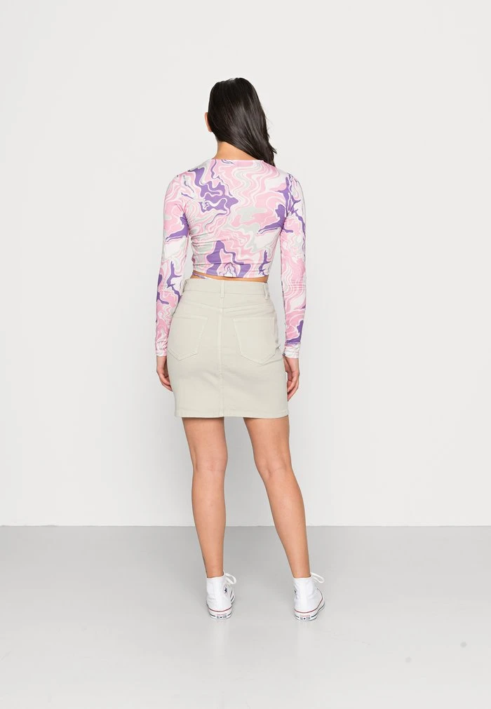 JDYLOUIE SKIRT - Minijupe - Mineral Gray 5 JDYLOUIE SKIRT - Minijupe - Mineral Gray – Image 3