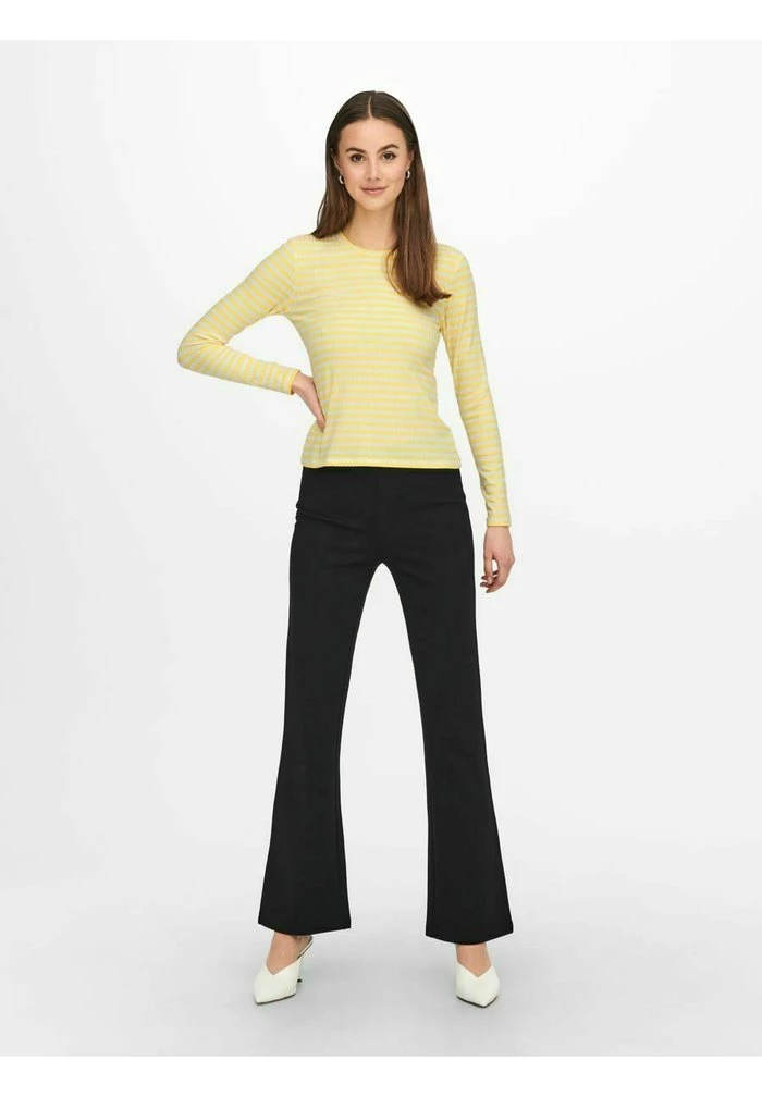 JDY OBERTEIL GESTREIFTES - Pullover - Yellow Cream 4 JDY OBERTEIL GESTREIFTES - Pullover - Yellow Cream – Image 2