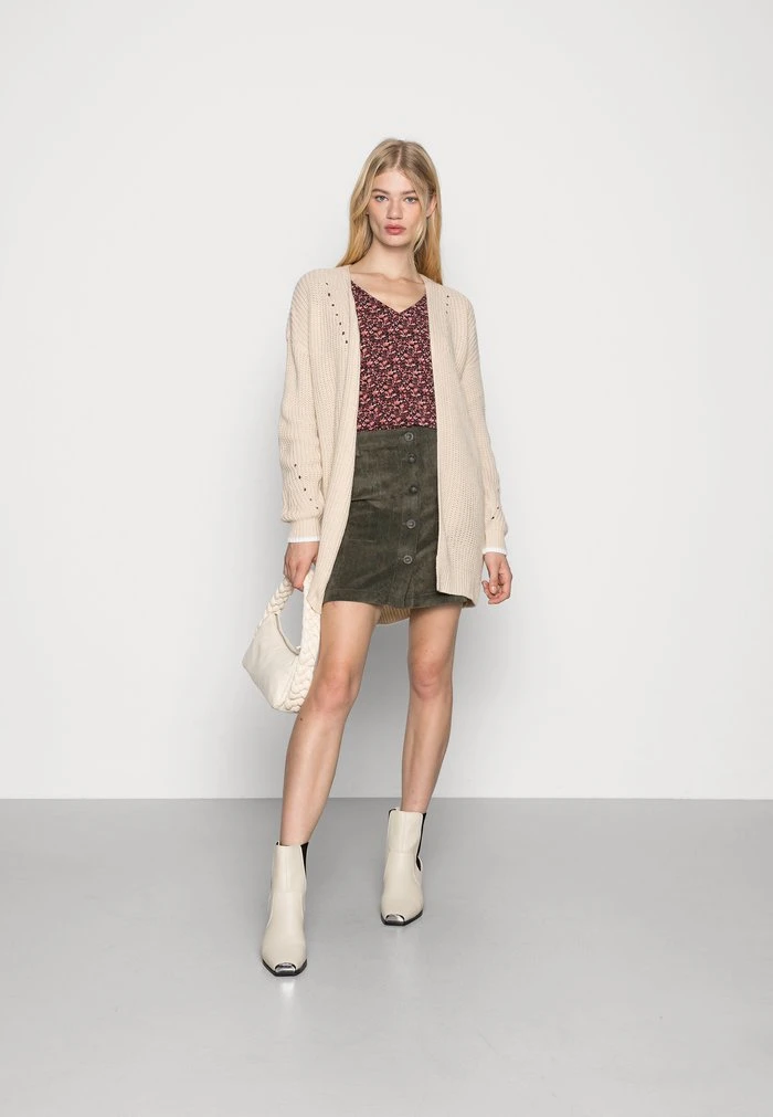 JDY JUSTY MAISIE LONG CARDIGAN - Gilet - Tapioca 4 JDY JUSTY MAISIE LONG CARDIGAN - Gilet - Tapioca – Image 2