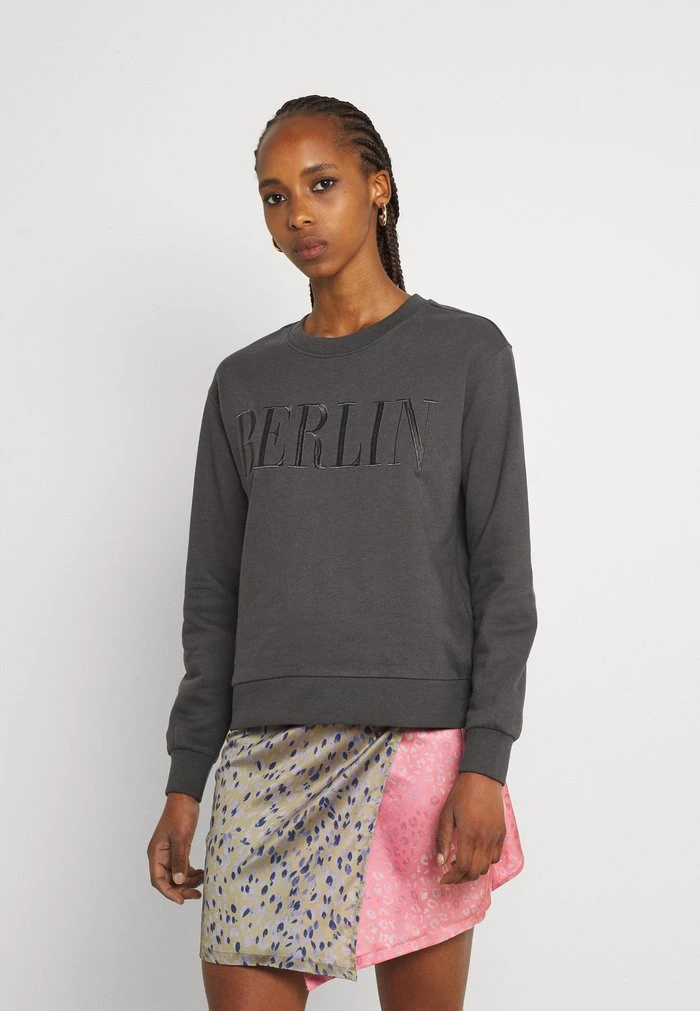 JDY TREATS - Sweatshirt - Asphalt 3 JDY TREATS - Sweatshirt - Asphalt
