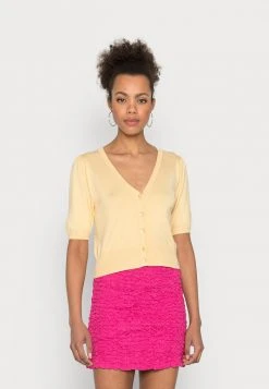 JDYRIVER LIFE CARDIGAN - Gilet - Straw