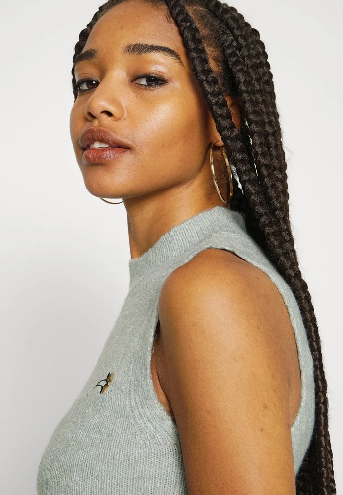 JDYNAT HIGH NECK VEST - Pullover - Tourmaline Melange 6 JDYNAT HIGH NECK VEST - Pullover - Tourmaline Melange – Image 4