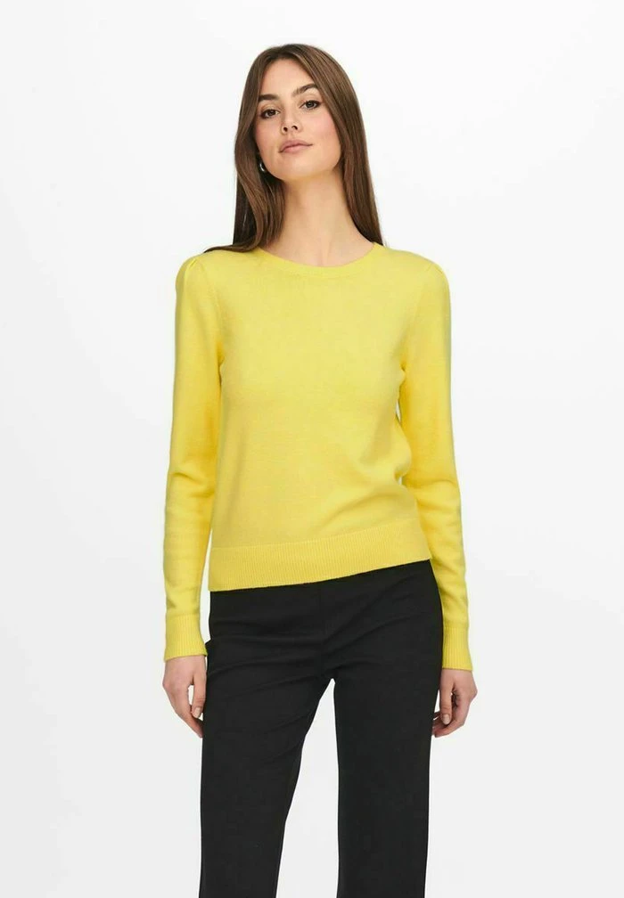 JDYMARCO PUFF - Pullover - Yellow Cream 3 JDYMARCO PUFF - Pullover - Yellow Cream
