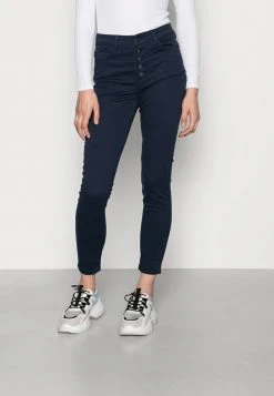 JDYLEON LIFE SKINNY - Pantalon Classique - Black Iris