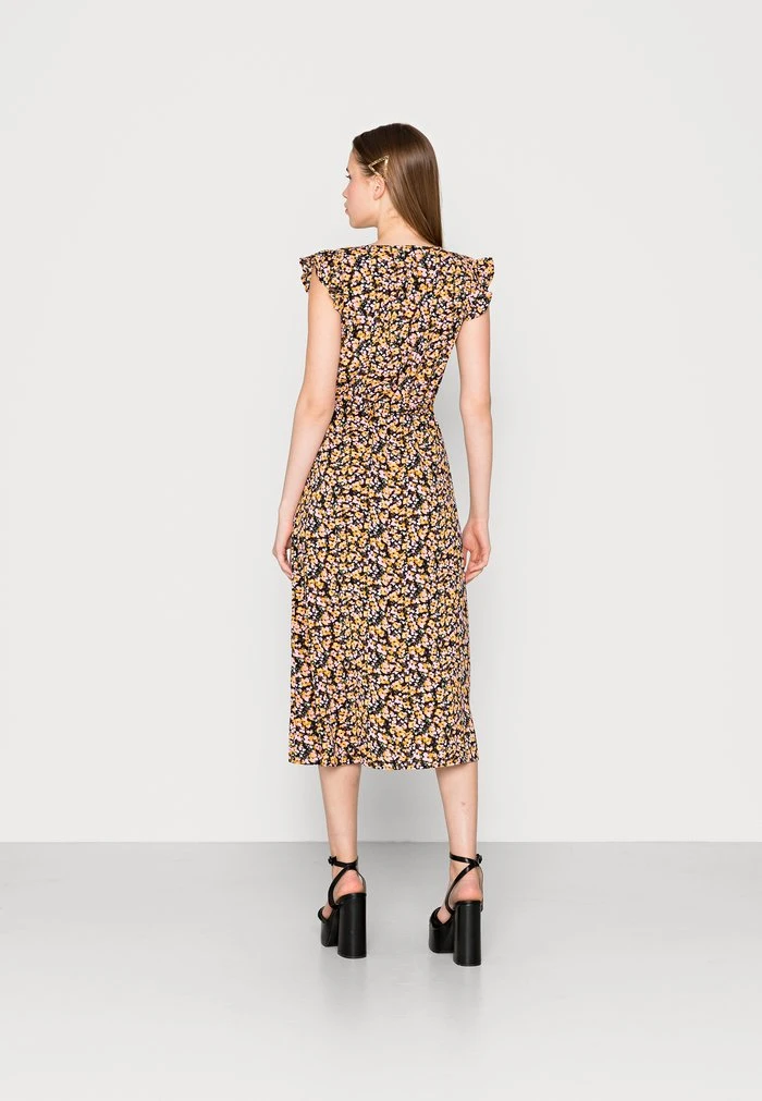 JDY Robe De Jour - Black/pastle 5 JDY Robe De Jour - Black/pastle – Image 3