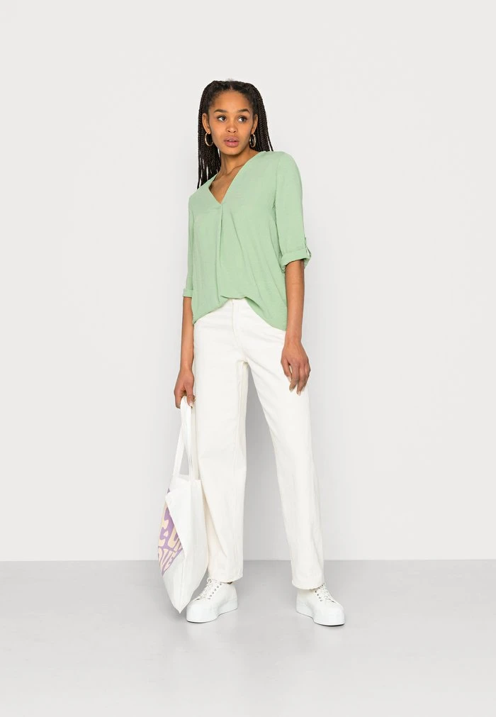 JDYDIVYA TOP - T-shirt Basique - Basil 4 JDYDIVYA TOP - T-shirt Basique - Basil – Image 2