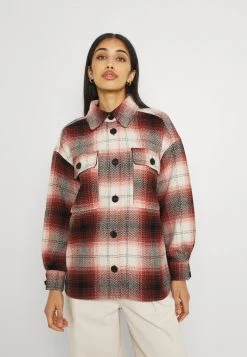 JDYTOBY CHECK SHIRT JACKET - Veste Légère - Rose