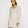 JDYPHILINA V NECK DRESS - Robe Pull - Chateau Gray Melange 2 JDYPHILINA V NECK DRESS - Robe Pull - Chateau Gray Melange -Promos JDY Boutique b3a95e000cee4ffababe166547120ba5
