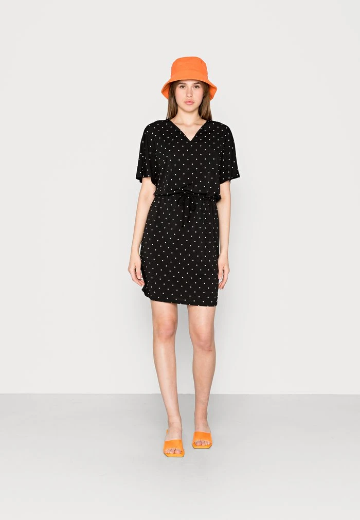 JDYALINA DRESS - Robe De Jour - Black/cloud Dancer 4 JDYALINA DRESS - Robe De Jour - Black/cloud Dancer – Image 2