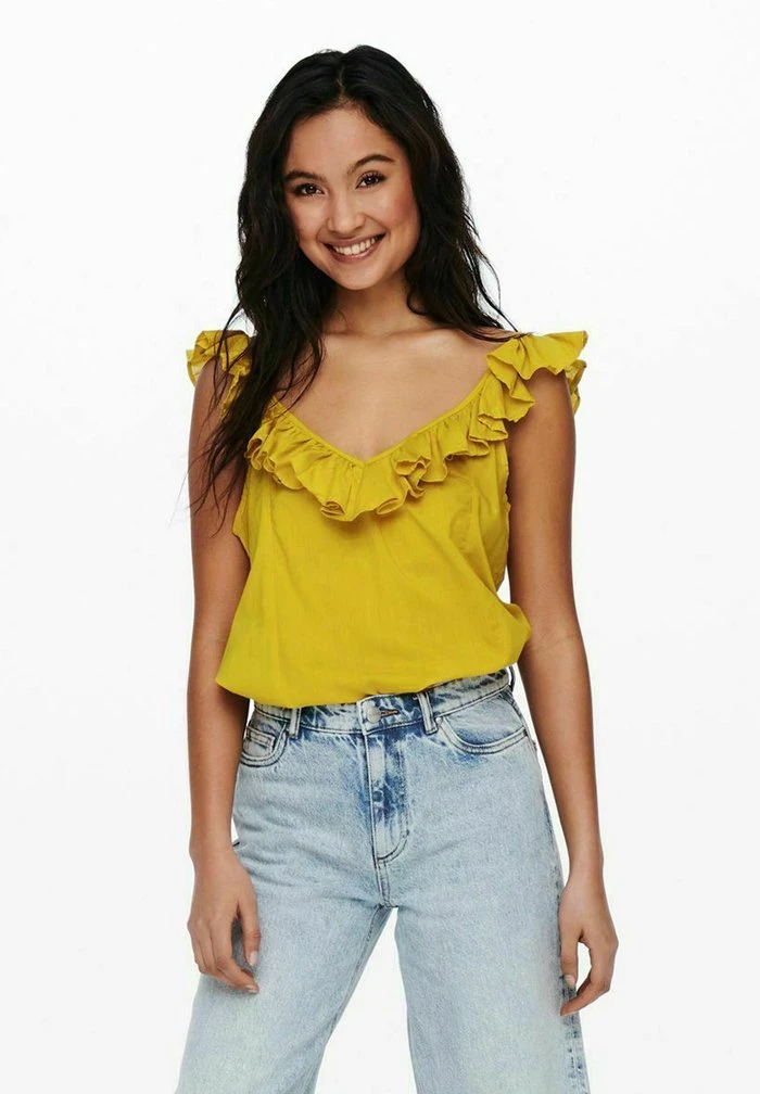 JDY Débardeur - Lemon Curry 3 JDY Débardeur - Lemon Curry