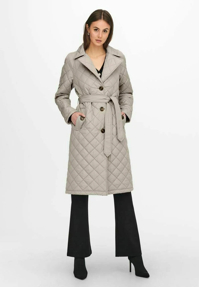 JDYTORA LONG QUILT - Veste D'hiver - Simply Taupe 3 JDYTORA LONG QUILT - Veste D'hiver - Simply Taupe