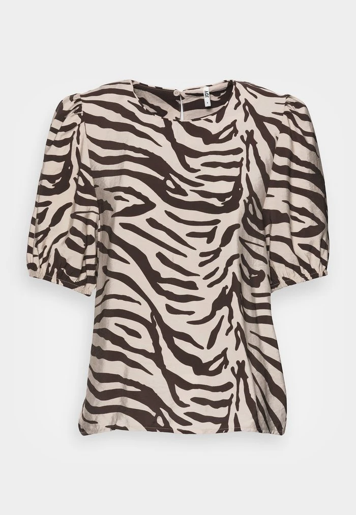 JDYCAMILLE LIFE - Blouse - White Sand Black Zebra 6 JDYCAMILLE LIFE - Blouse - White Sand Black Zebra – Image 4