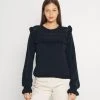 JDYLISA FRILL - Pullover - Black Iris 1 JDYLISA FRILL - Pullover - Black Iris -Promos JDY Boutique b5b64a571cdf4e2b9dda68000de12cf2