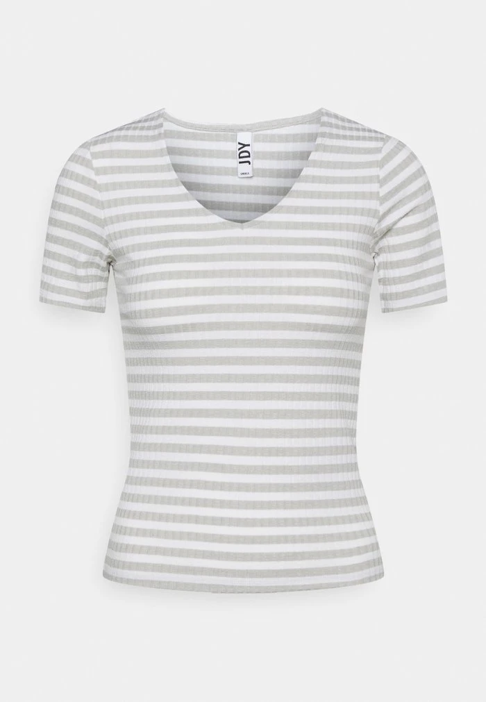 JDYFRANSISKA - T-shirt Imprimé - Mineral Gray/cloud Dancer 3 JDYFRANSISKA - T-shirt Imprimé - Mineral Gray/cloud Dancer