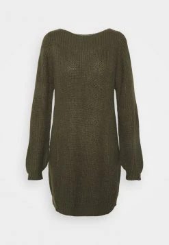 JDYWHITNEY MEGAN BOAT DRESS - Robe Pull - Forest Night Black Ply