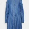 JDYNELSON LIFE SHORT DRESS - Robe Chemise - Medium Blue Denim -Promos JDY Boutique b7961ca3d93b40e9bb387170675ce24b
