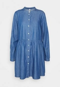 JDYNELSON LIFE SHORT DRESS - Robe Chemise - Medium Blue Denim