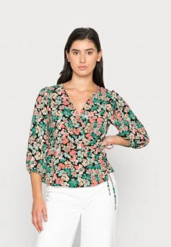 JDYSU WRAP - Blouse - Black/green