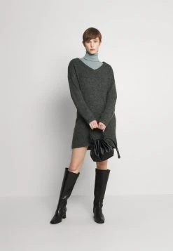 JDYPHILINA V NECK DRESS - Robe Pull - Dark Grey Melange 9 JDYPHILINA V NECK DRESS - Robe Pull - Dark Grey Melange -Promos JDY Boutique b99d01e7f02d43ef97a944e63ff6e717