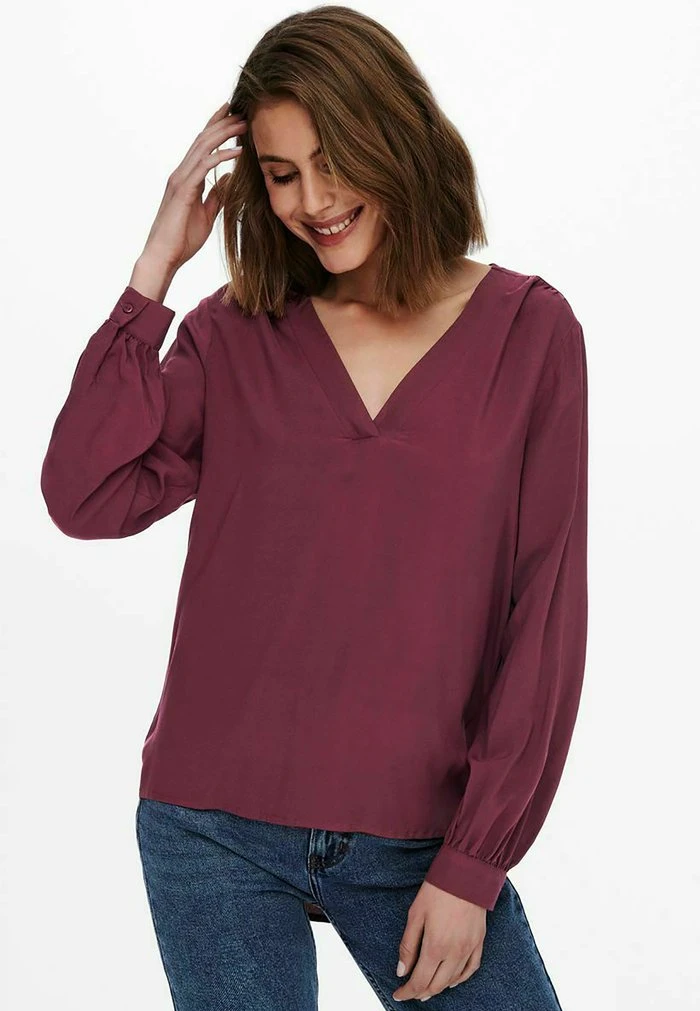 JDYAROS - Blouse - Windsor Wine 7 JDYAROS - Blouse - Windsor Wine – Image 5
