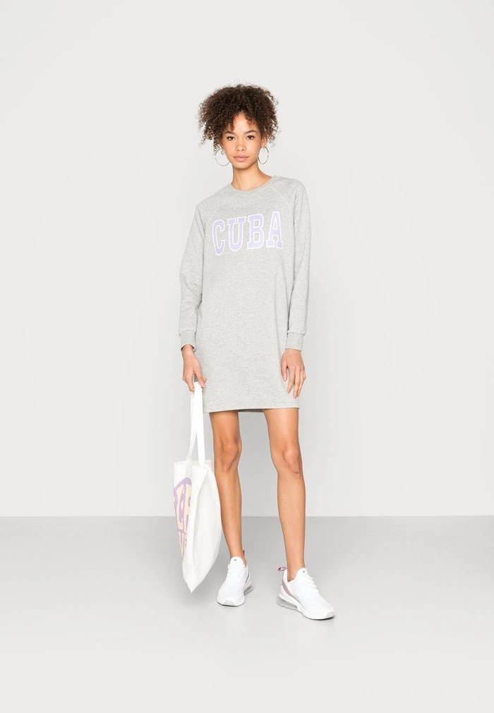 JDYVENUS DRESS - Robe De Jour - Light Grey Melange 4 JDYVENUS DRESS - Robe De Jour - Light Grey Melange – Image 2