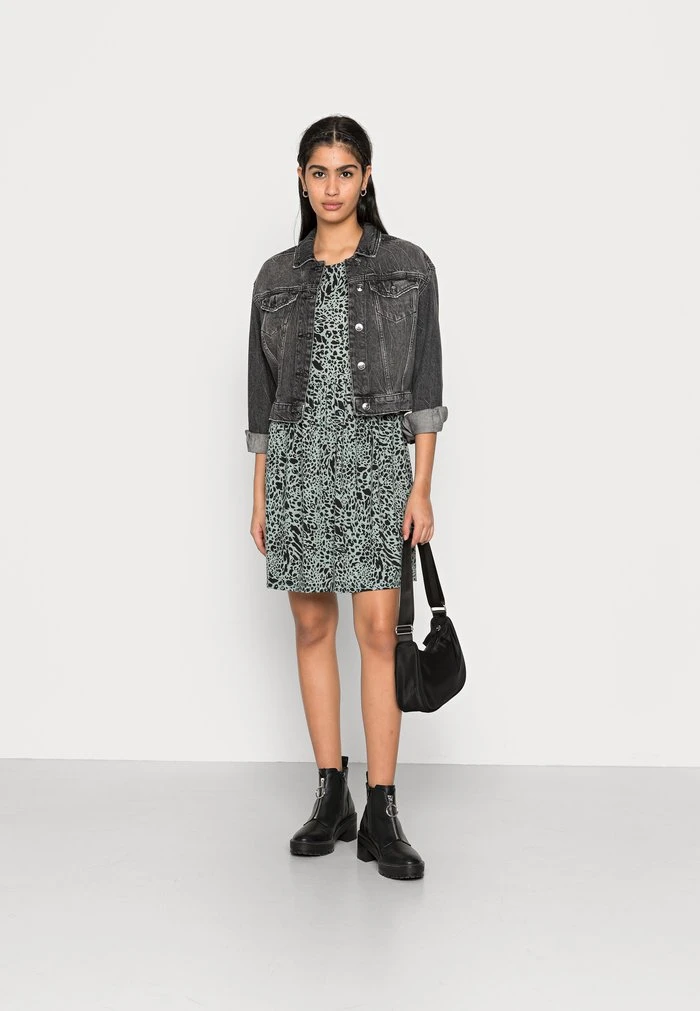 JDYSUE SUMMER DRESS - Robe En Jersey - Chinois Green/black Leo 4 JDYSUE SUMMER DRESS - Robe En Jersey - Chinois Green/black Leo – Image 2