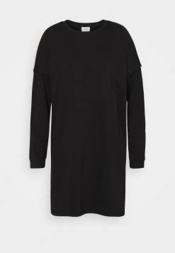 Promos JDY Boutique 36 JDYRIKKE LIFE CROCHET DRESS - Robe De Jour - Black