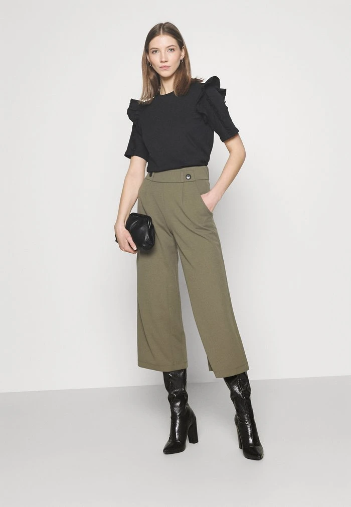 JDYGEGGO NEW ANCLE PANTS - Pantalon Classique - Kalamata/black 4 JDYGEGGO NEW ANCLE PANTS - Pantalon Classique - Kalamata/black – Image 2