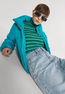 JDYNEWERICA SHORT PADDED JACKET - Veste D'hiver - Algiers Blue/silver -Promos JDY Boutique c08a39efe06a4456a99d5bc24e71847f