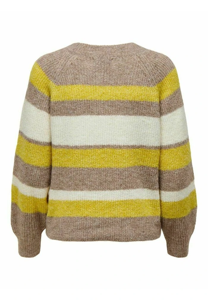 JDY GESTREIFTER - Pullover - Sand/white/yellow 4 JDY GESTREIFTER - Pullover - Sand/white/yellow – Image 2