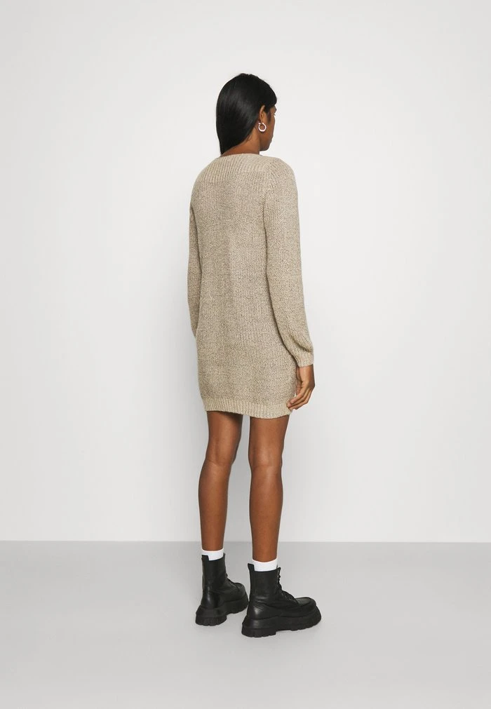 JDYWHITNEY MEGAN BOAT DRESS - Robe Pull - Beige 5 JDYWHITNEY MEGAN BOAT DRESS - Robe Pull - Beige – Image 3