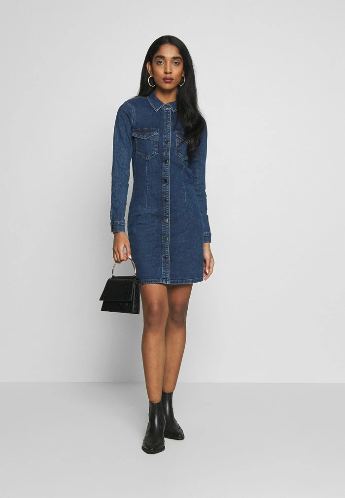 JDYSANNA DRESS - Robe En Jean - Medium Blue Denim 4 JDYSANNA DRESS - Robe En Jean - Medium Blue Denim – Image 2
