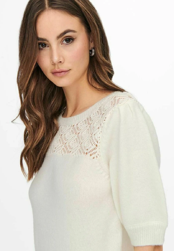 JDY T-shirt Basique - Cloud Dancer 7 JDY T-shirt Basique - Cloud Dancer – Image 5