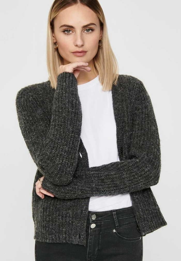 JDY Gilet - Dark Grey Melange 6 JDY Gilet - Dark Grey Melange – Image 4