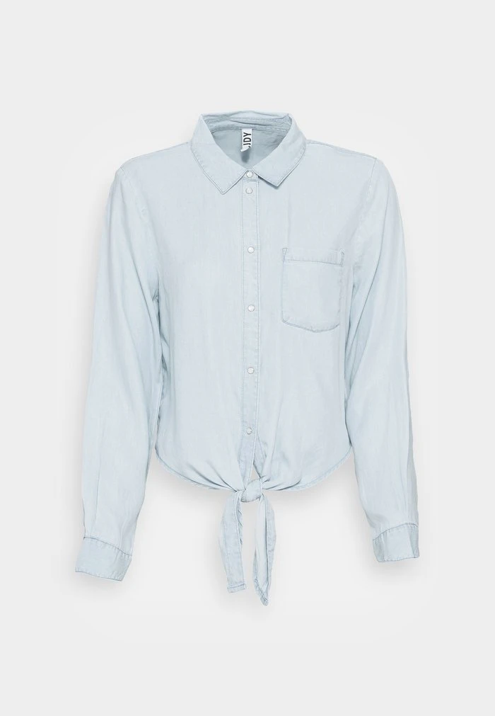 JDYJASPER LIFE KNOT - Blouse - Light Blue Denim 6 JDYJASPER LIFE KNOT - Blouse - Light Blue Denim – Image 4