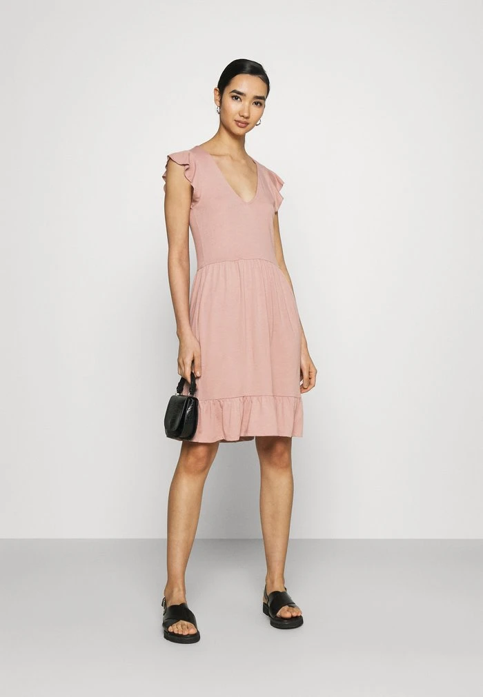 JDYDITTE V NECK DRESS - Robe En Jersey - Rose 4 JDYDITTE V NECK DRESS - Robe En Jersey - Rose – Image 2