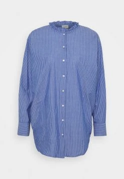 JDY BUBBLE LIFE FRILL LONG - Chemisier - Estate Blue/cloud Dancer 12 JDY BUBBLE LIFE FRILL LONG - Chemisier - Estate Blue/cloud Dancer -Promos JDY Boutique c772821feefd4873a1a98a66c816be84